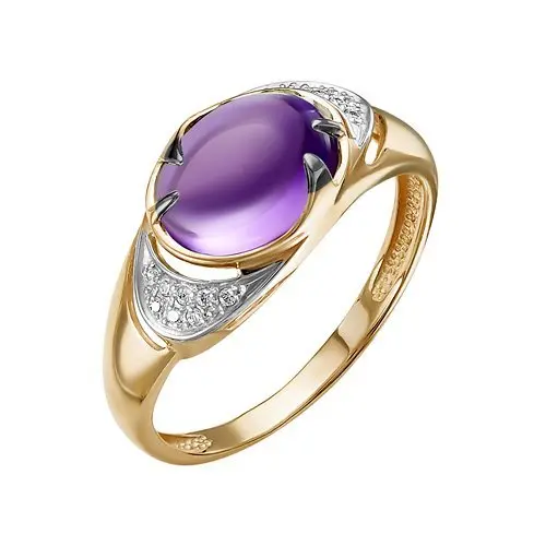 Кольцо декоративное из красного золота