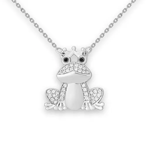 Цепь колье из серебра