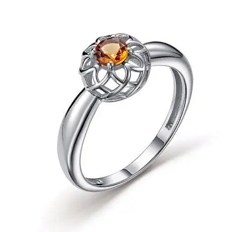 Кольцо декоративное из серебра