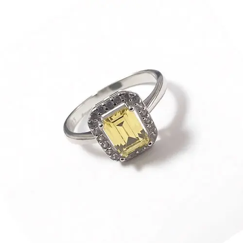 Кольцо декоративное из серебра