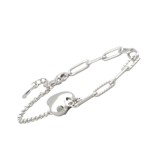 Браслет декоративный из серебра