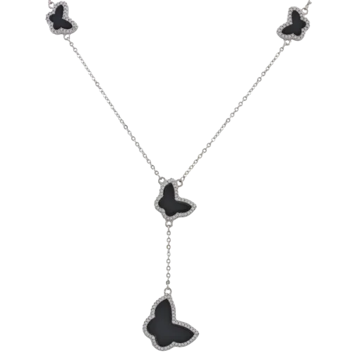 Цепь колье из серебра