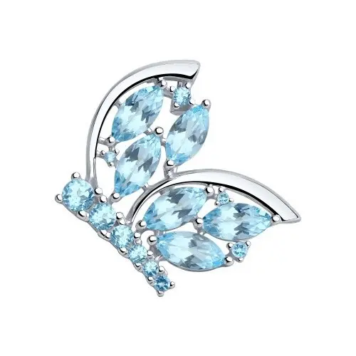 Брошь из серебра