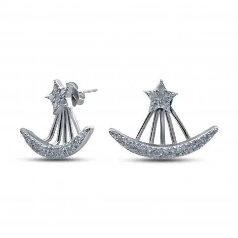 Серьги пуссеты из серебра