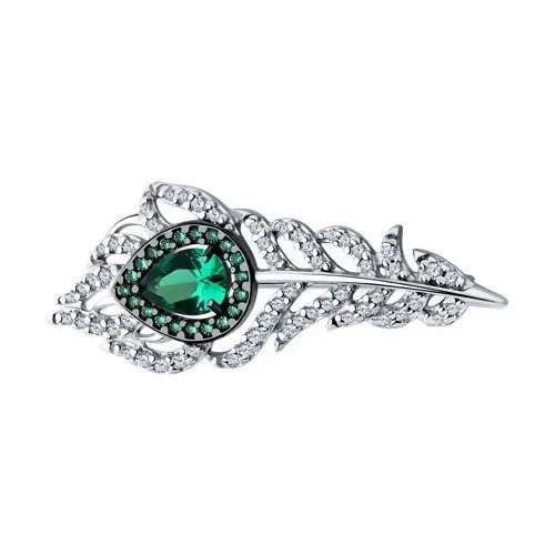 Брошь из серебра