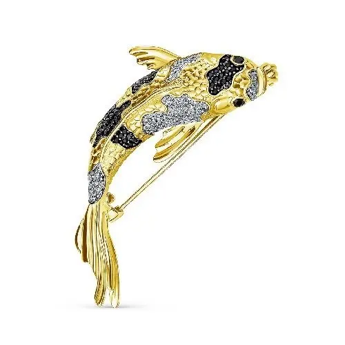 Брошь из позолоты вид 1