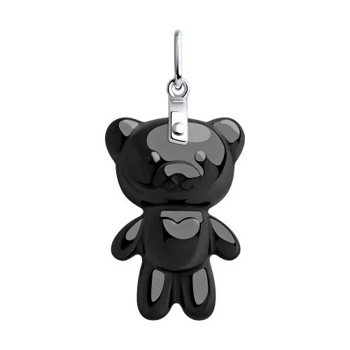 Подвеска декоративная из серебра