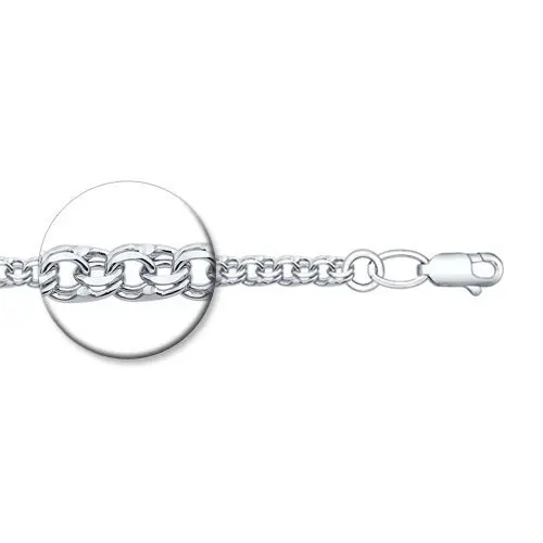 Браслет цепочный из серебра