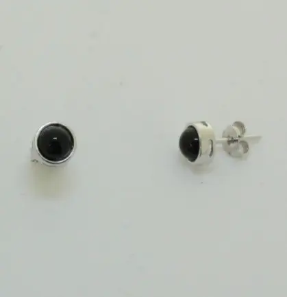 Серьги пуссеты из серебра