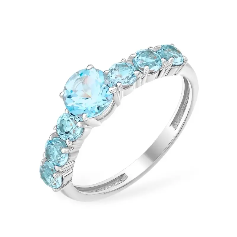 Кольцо декоративное из серебра