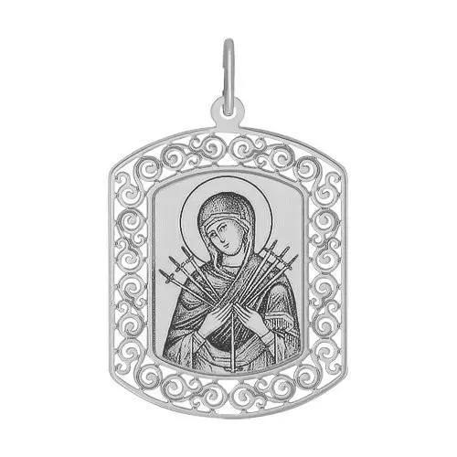 Подвеска икона из серебра