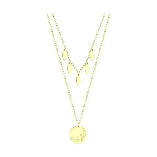 Цепь колье из желтого золота