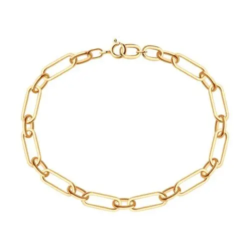 Браслет декоративный из красного золота