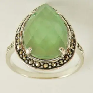 Кольцо декоративное из серебра