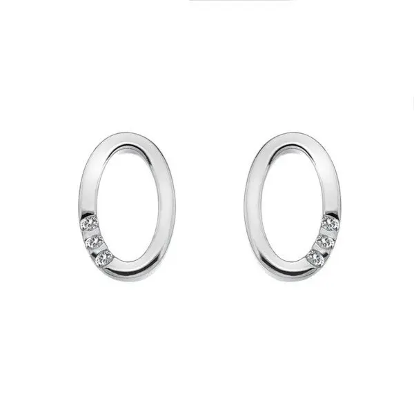 Серьги пуссеты из серебра