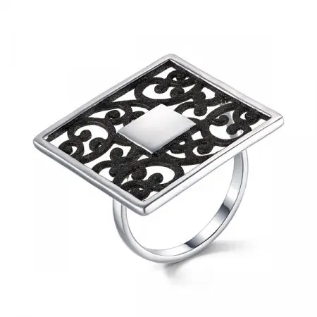 Кольцо декоративное из серебра