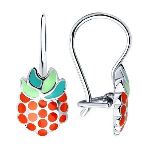 Серьги детские из серебра