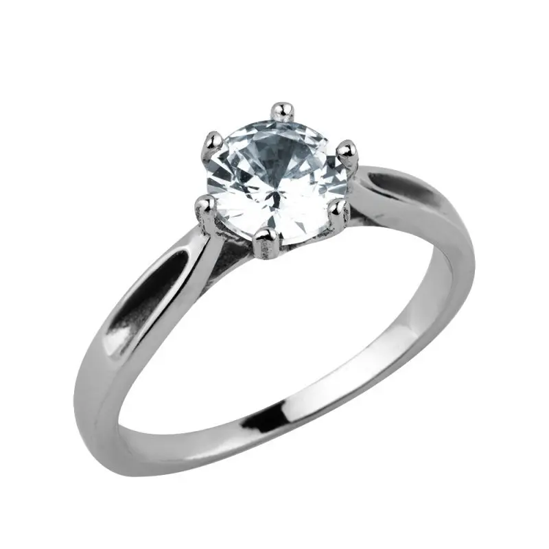 Кольцо декоративное из серебра