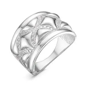 Кольцо декоративное из серебра