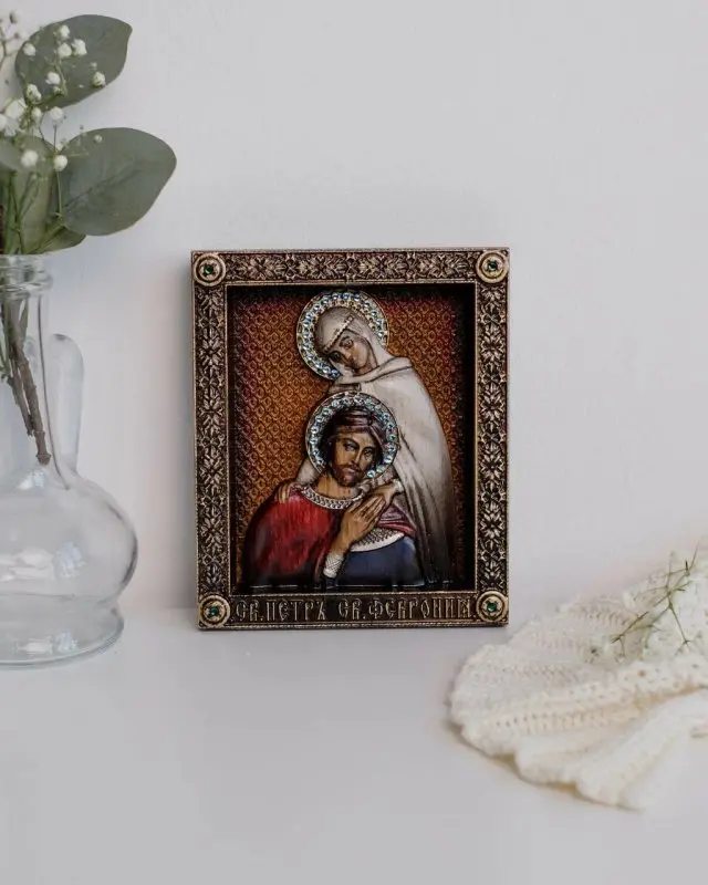 Икона"Петр и Февронья"2.23.19.5