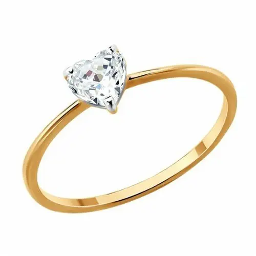 Кольцо декоративное из красного золота