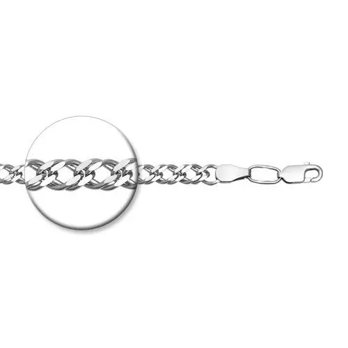 Браслет цепочный из серебра