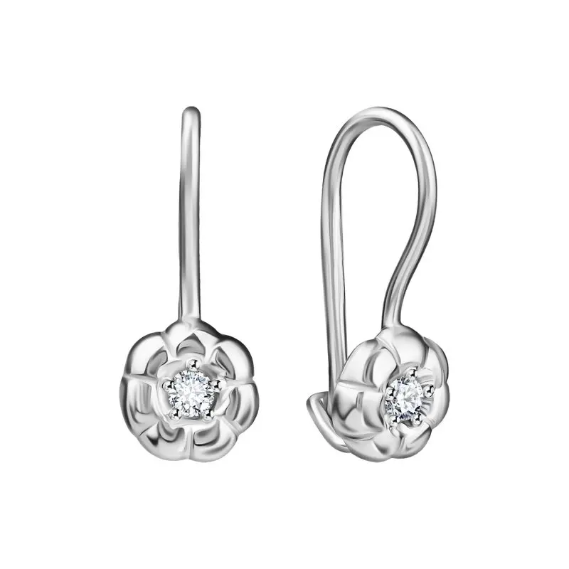 Серьги детские из серебра