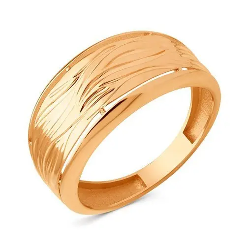 Кольцо декоративное из красного золота