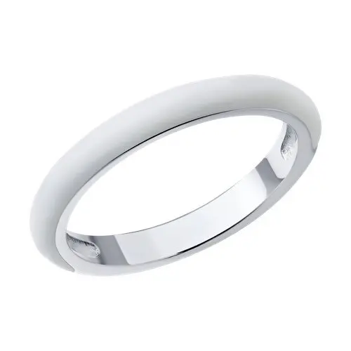 Кольцо декоративное из серебра