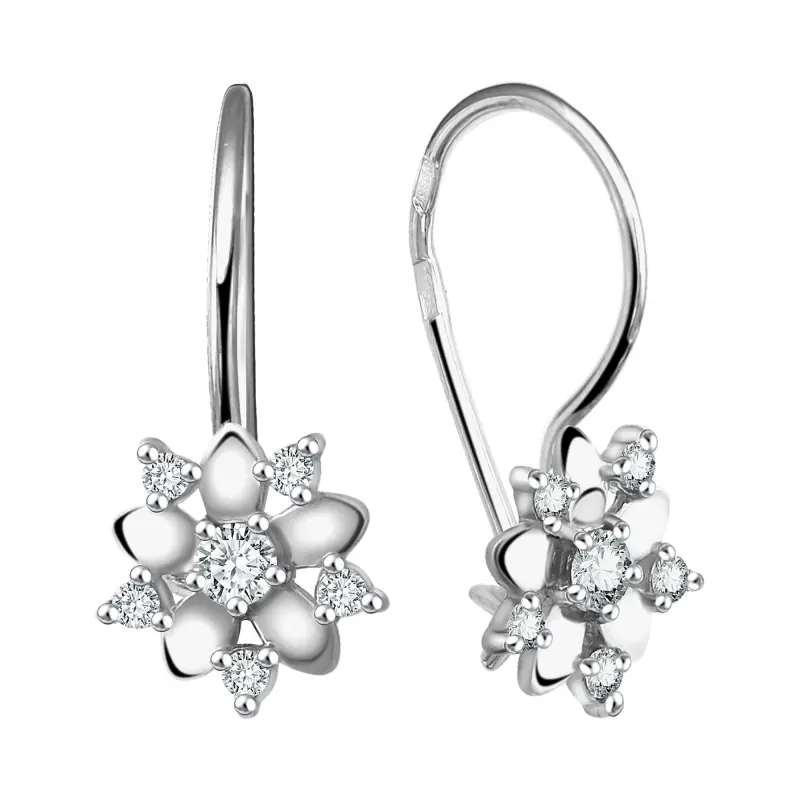 Серьги детские из серебра