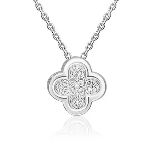 Подвеска бегунок из белого золота