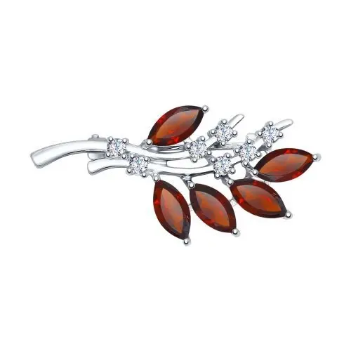 Брошь из серебра