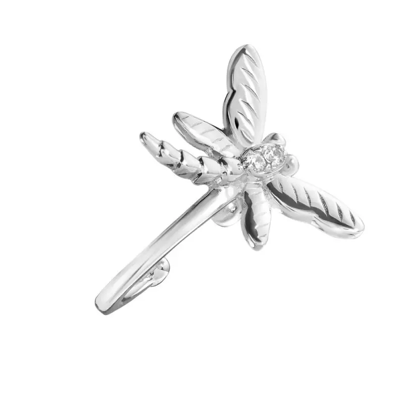 Серьги каффы из серебра