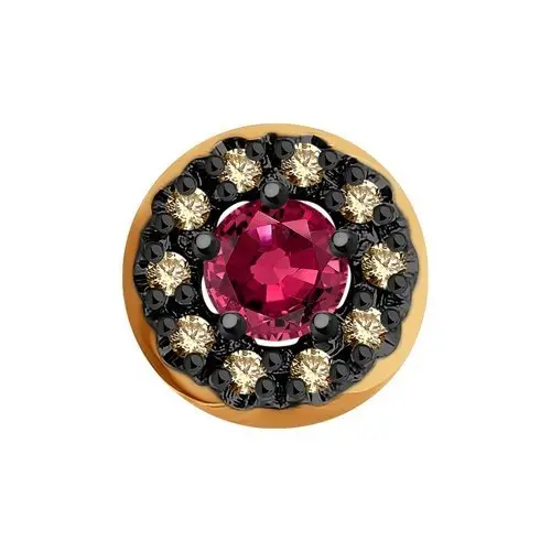 Подвеска бегунок из красного золота