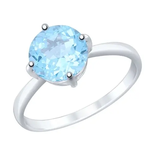 Кольцо декоративное из серебра