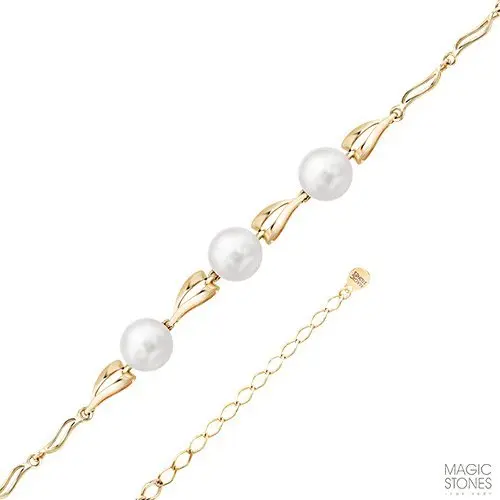 Браслет декоративный из красного золота