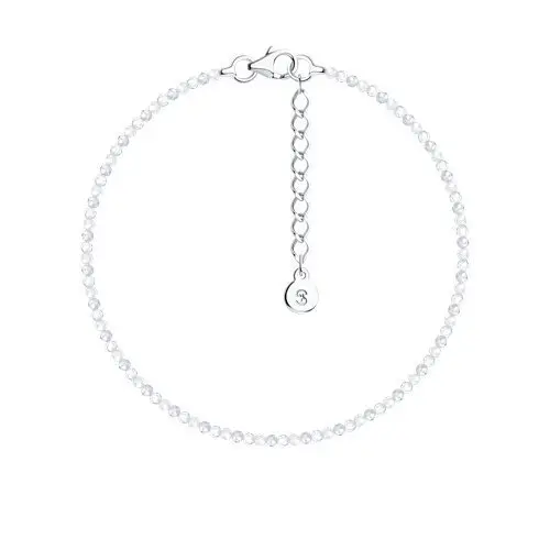 Браслет декоративный из серебра вид 1