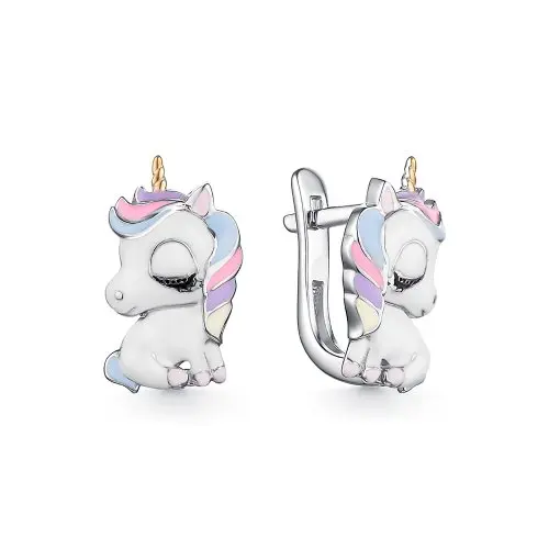Серьги детские из серебра