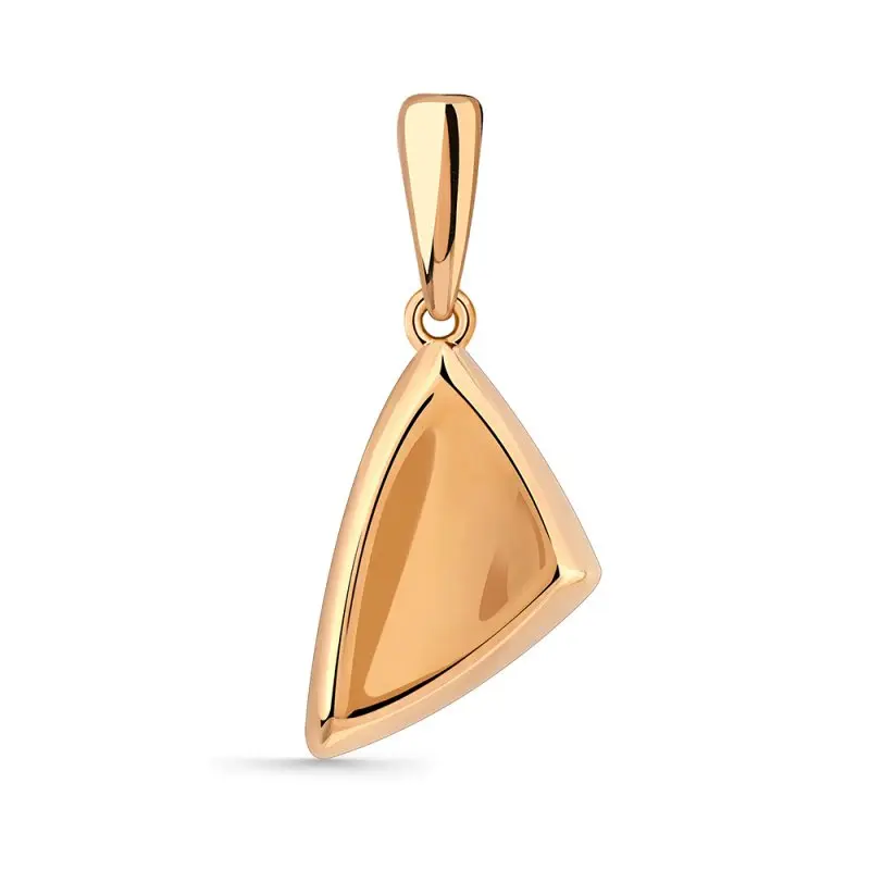 Подвеска декоративная из красного золота