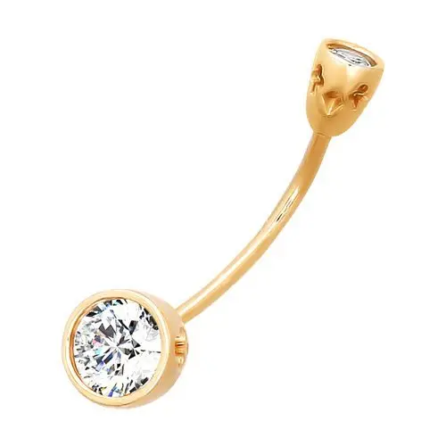 Пирсинг из красного золота