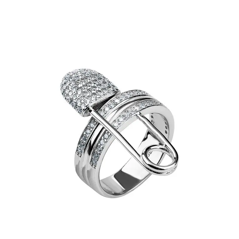 Кольцо декоративное из серебра