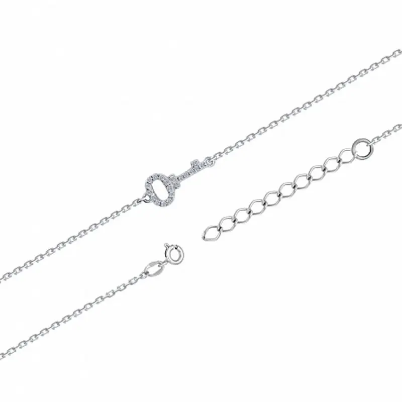 Браслет декоративный из серебра