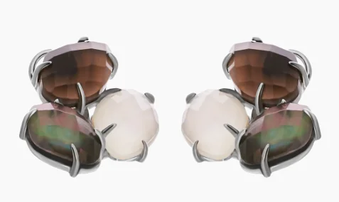 Серьги с английским замком из серебра