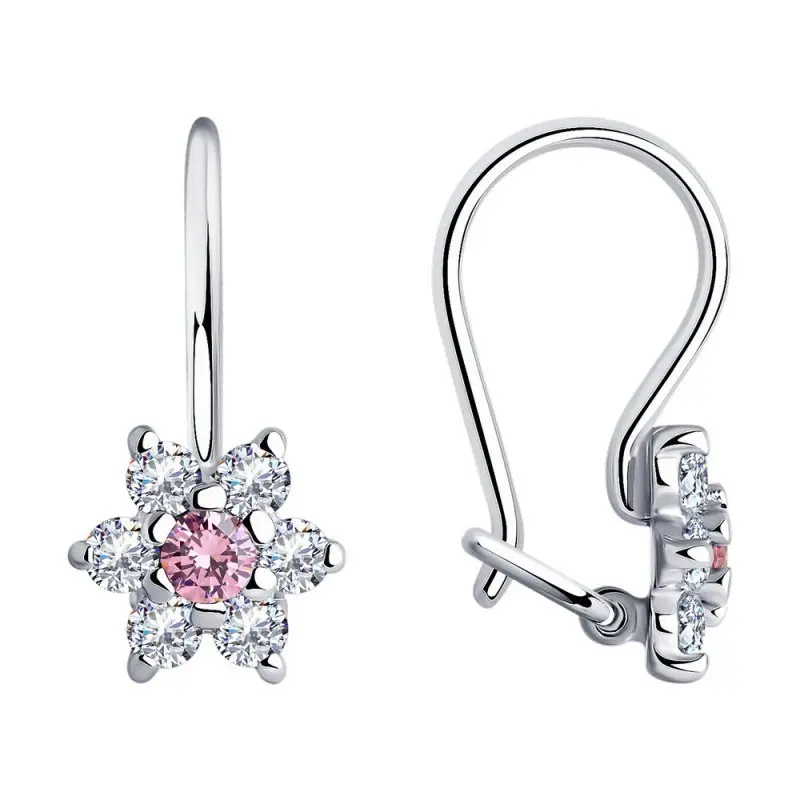 Серьги детские из серебра