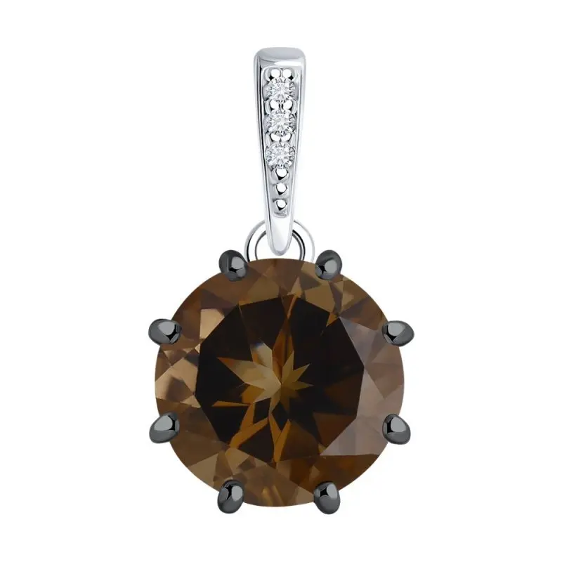 Подвеска декоративная из серебра