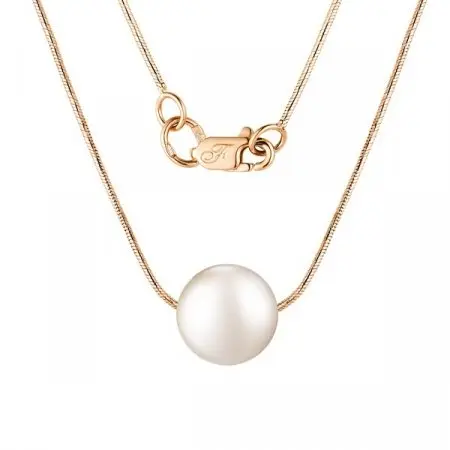 Цепь колье из красного золота