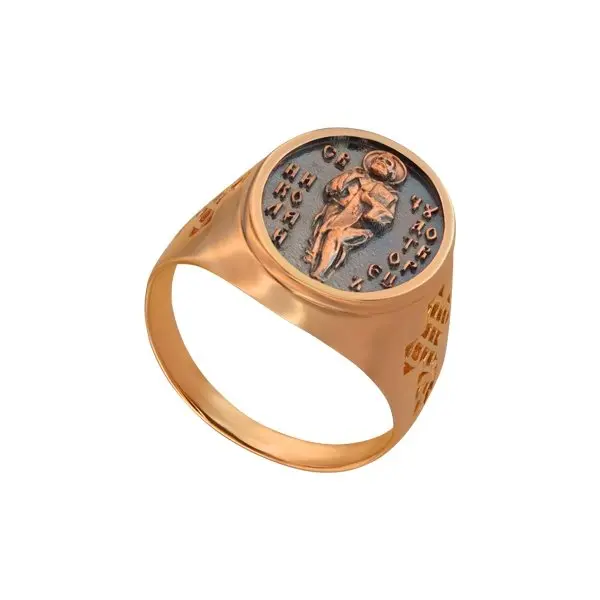 Печатка из красного золота