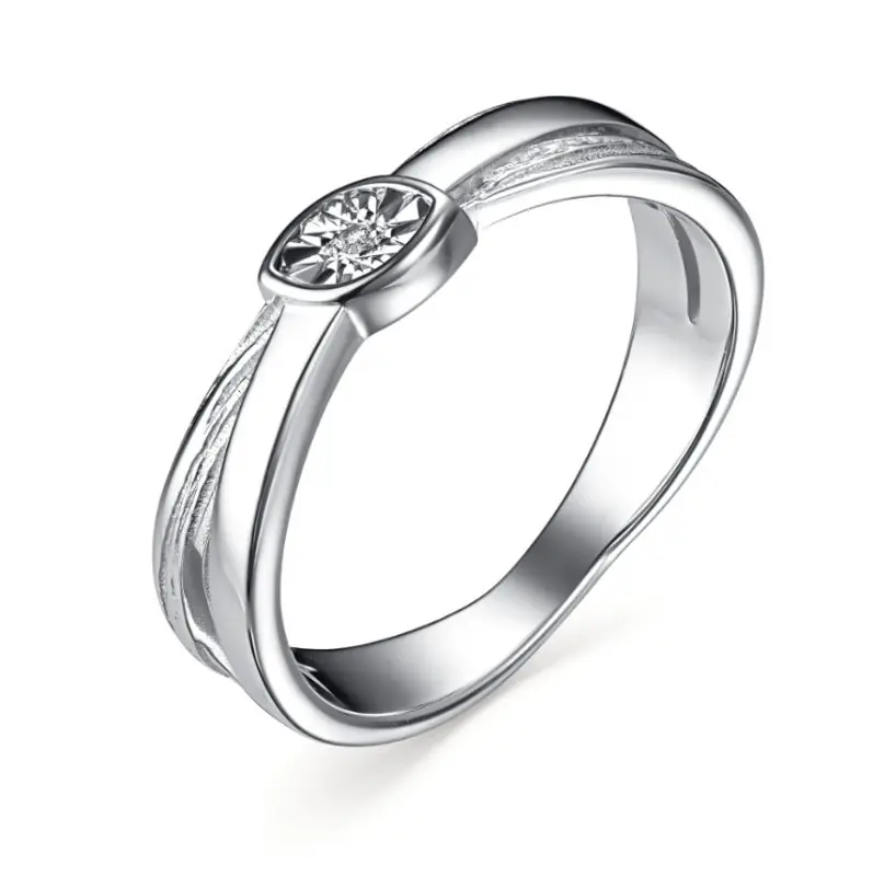 Кольцо декоративное из серебра