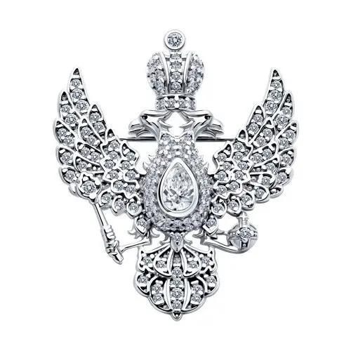 Брошь из серебра