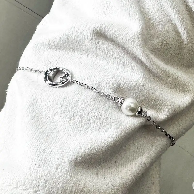 Браслет декоративный из серебра